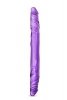 B YOURS 14INCH DOUBLE DILDO PURPLE